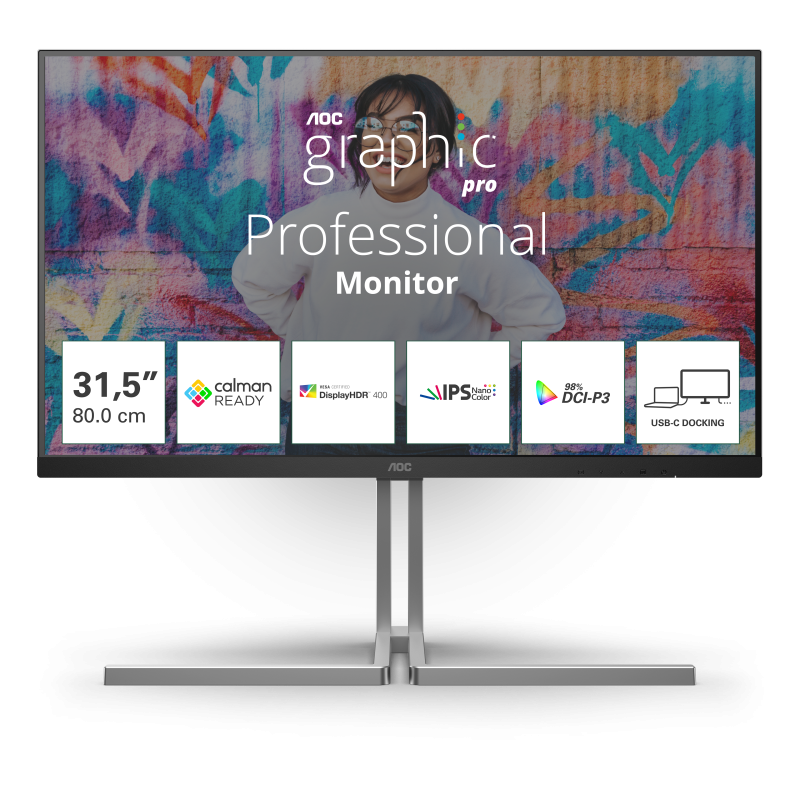 Monitor AOC 31.5" U32U3CV