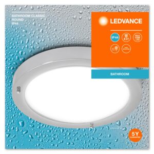Plafoniera pentru baie Ledvance Classic Crom, E27, max. 15W LED,