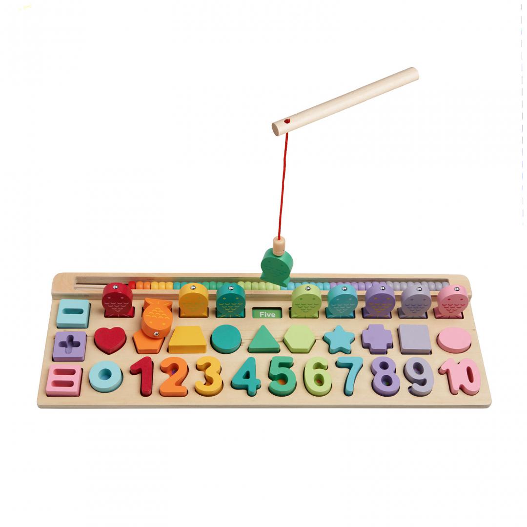 JOC PUZZLE DIN LEMN, 4 IN 1, 35 DE PIESE, - imagine 4