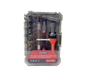 HEINNER SET 35 PIESE - SURUBELNITA CU CLICHET CU ACC