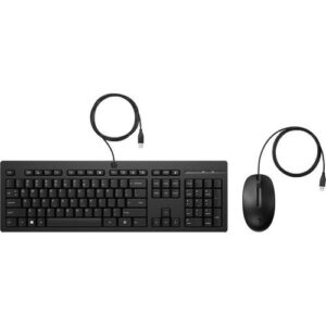 Kit tastatura si mouse HP 255, cu fir, negru