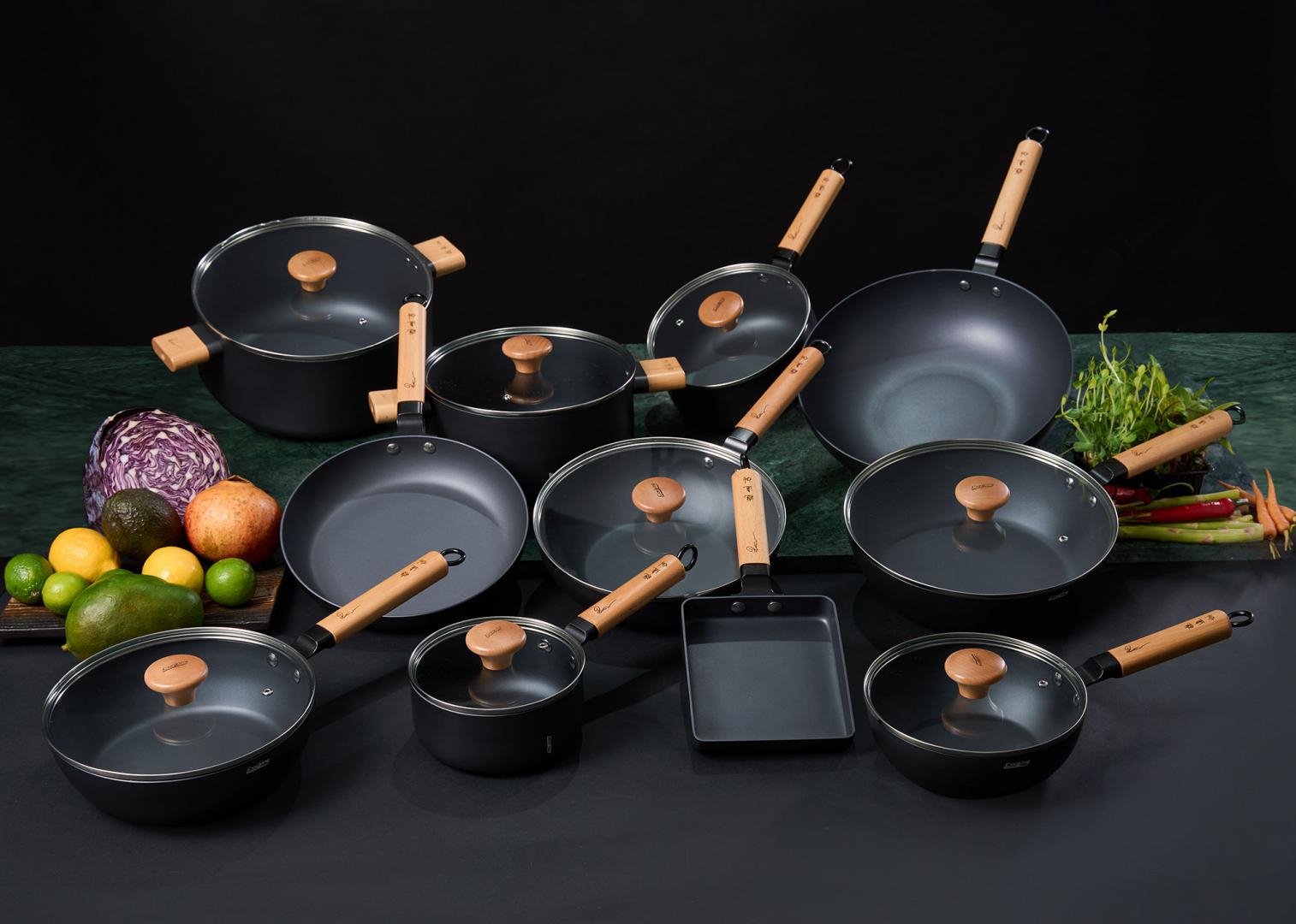 TIGAIE WOK + CAPAC 24X7.5 CM, RIKITO WATANABE, SAMURAI GOURMET, - imagine 12