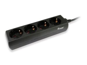 EQUIP 333281 4-Outlet Power Strip, 41x38x195mm