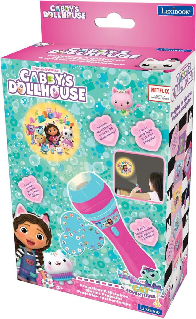 LANTERNA CU PROIECTOR, GABBY'S DOLLHOUSE