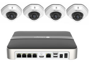 Kit supraveghere video Milesight 4 buc camera Dome MS-C2973-PD +