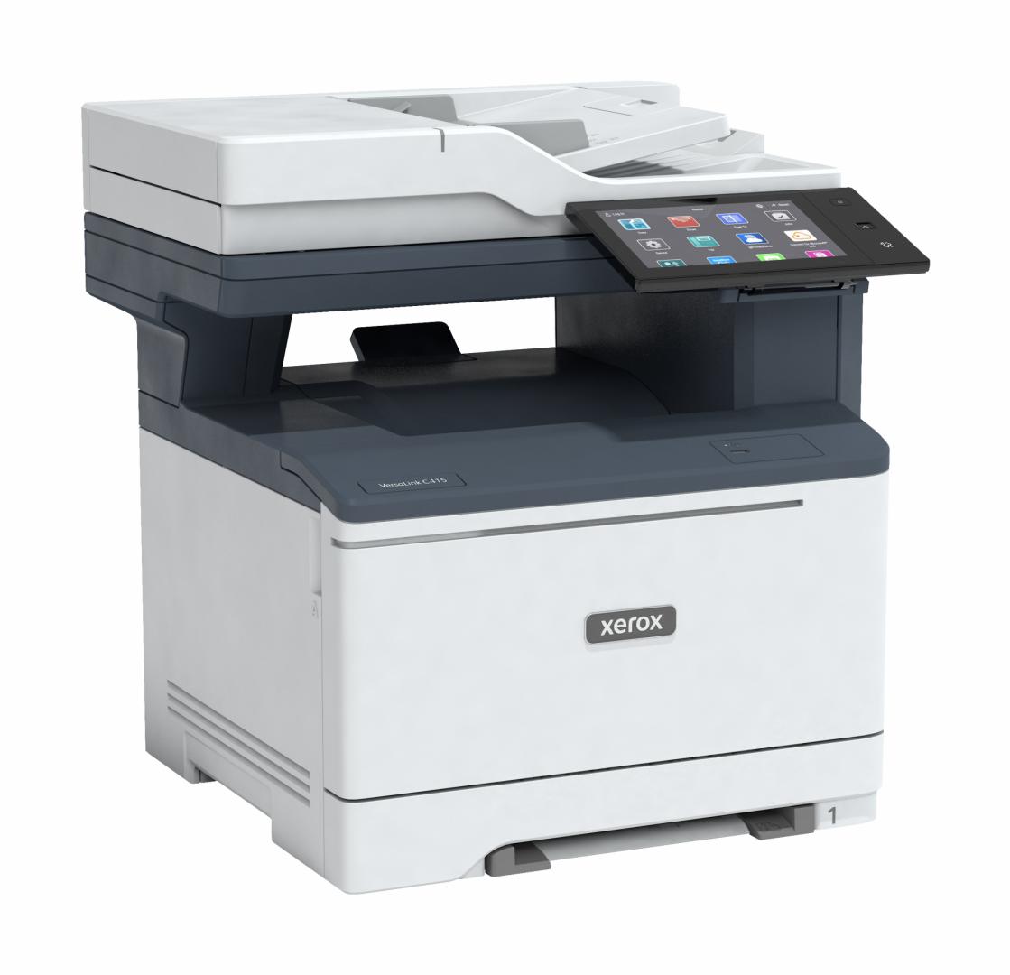 Multifuncțional laser color Xerox VersaLink C415 Imprimare/Copiere/Scanare/Fax, A4, Viteza pana