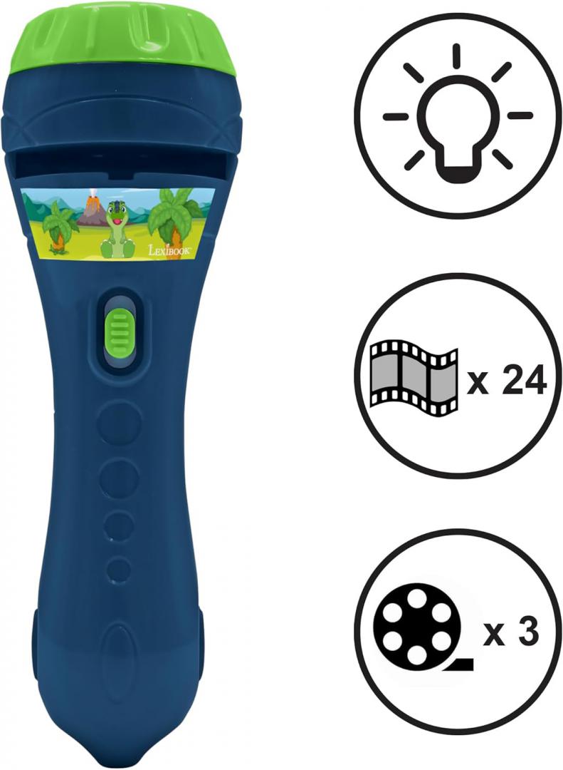 LANTERNA CU PROIECTOR, DINOZAUR - imagine 3